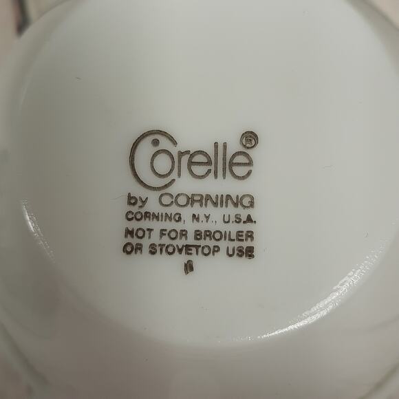4 Corning‎ Corelle Crazy Daisy Spring Blossom Coffee Teacups Open Hooked Handle - Picture 6 of 6